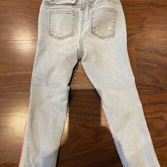 Distressed jean legging style. - Picture 2 of 3